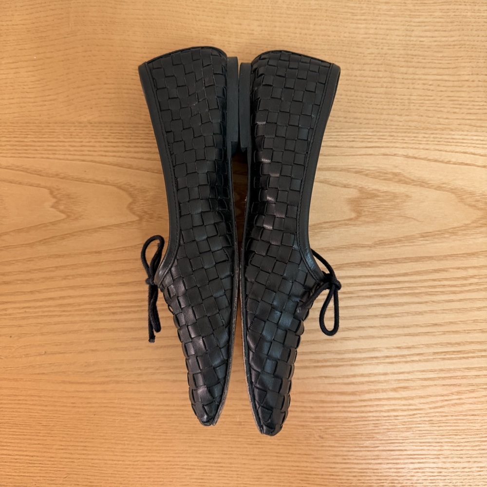 Freda Salvador Jada Square Toe Ballet Flat-  Black Woven - size 7.5 - Picture 8 of 11